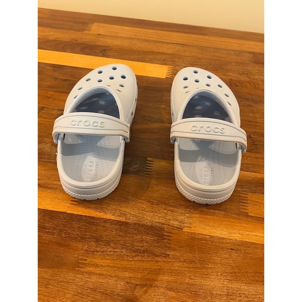 Crocs Kids Classic Clog Light Blue Water Friendly Shoes Size C13 - Picture 4 of 8
